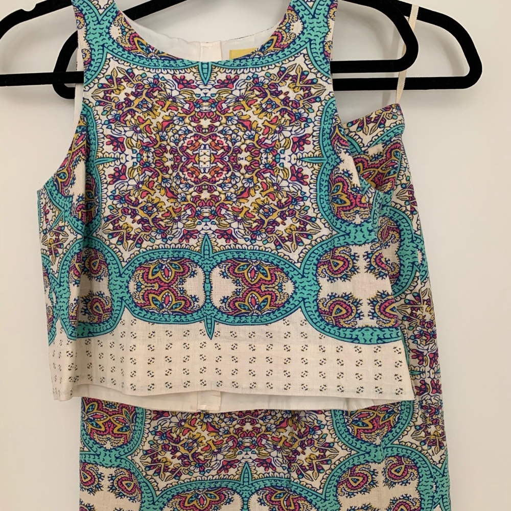 ANTHROPOLOGIE Maeve Aztec Skirt + Top Set